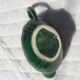 Saucière en faience verte