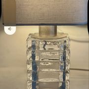 Lampe de table en verre de Murano Poliarte, Italie, années 1960 (2 disponibles)