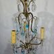 3-light cage chandelier