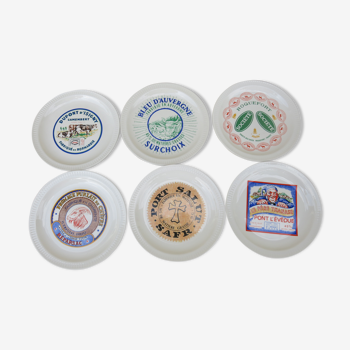 6 cheese plates from St Amand