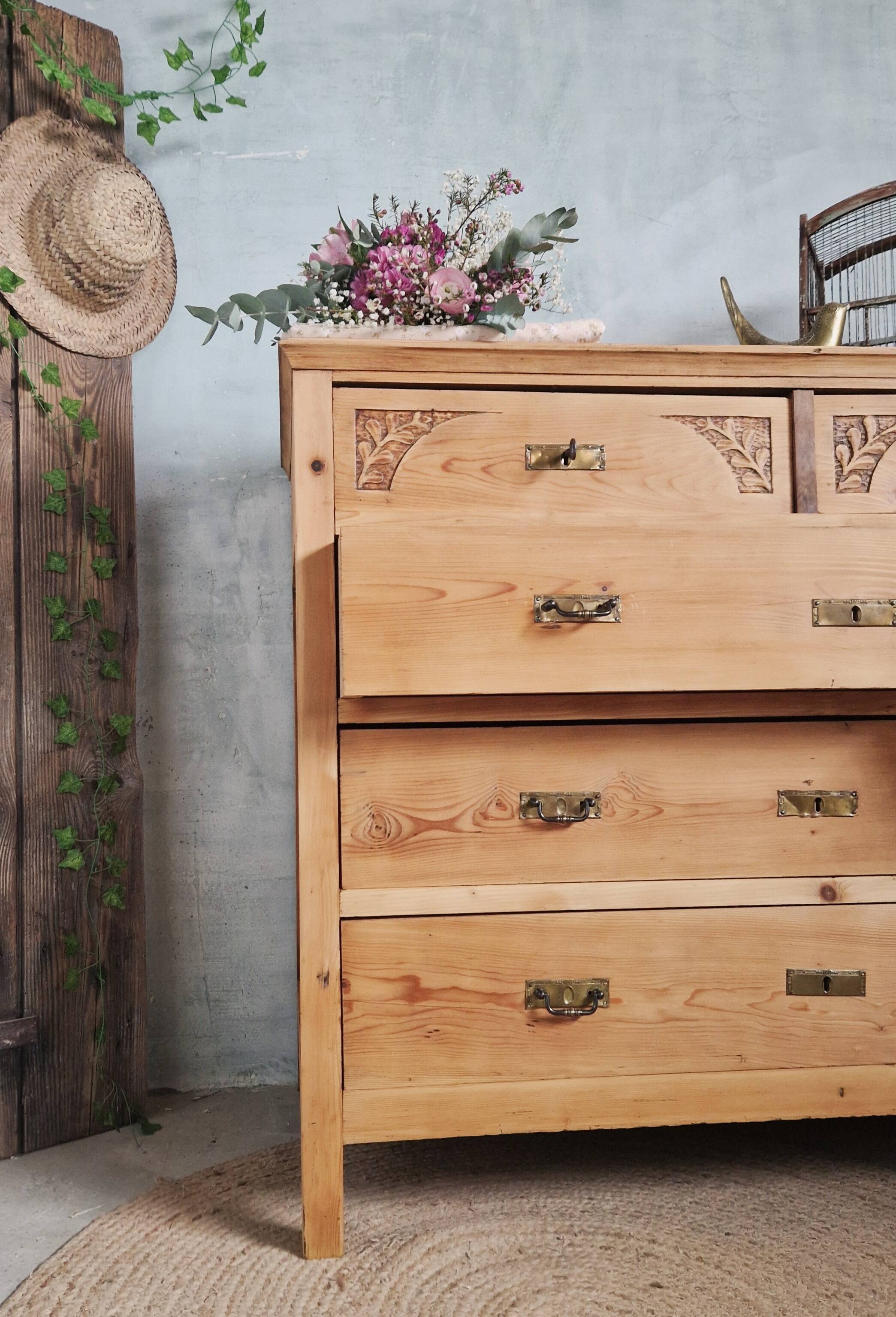 Very old and beautiful chest of drawers.