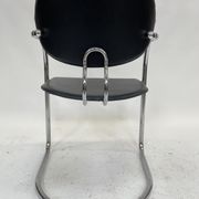 Vintage dining chair effezeta made in Italy design chrome