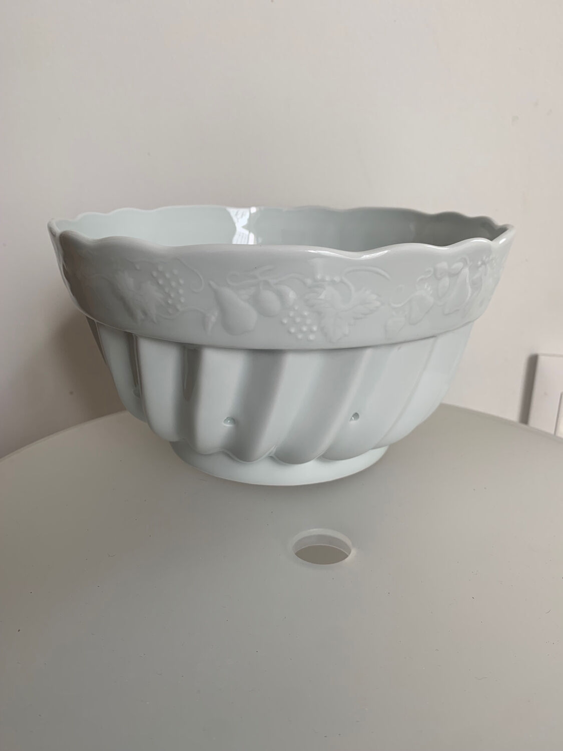 Égouttoir en porcelaine
