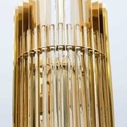 Romani Saccati for Gucci Brass Crystal Murano Pendant by Studio Design
