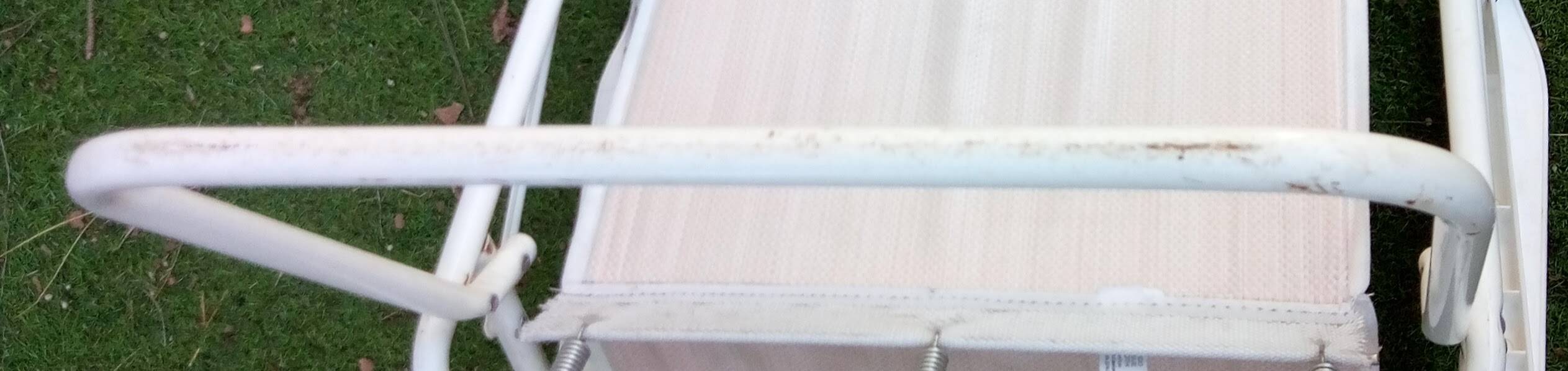 Vintage folding camping chair from the 80s