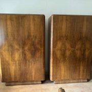 Art Deco cabinets, Austria, 1930s, set of 2