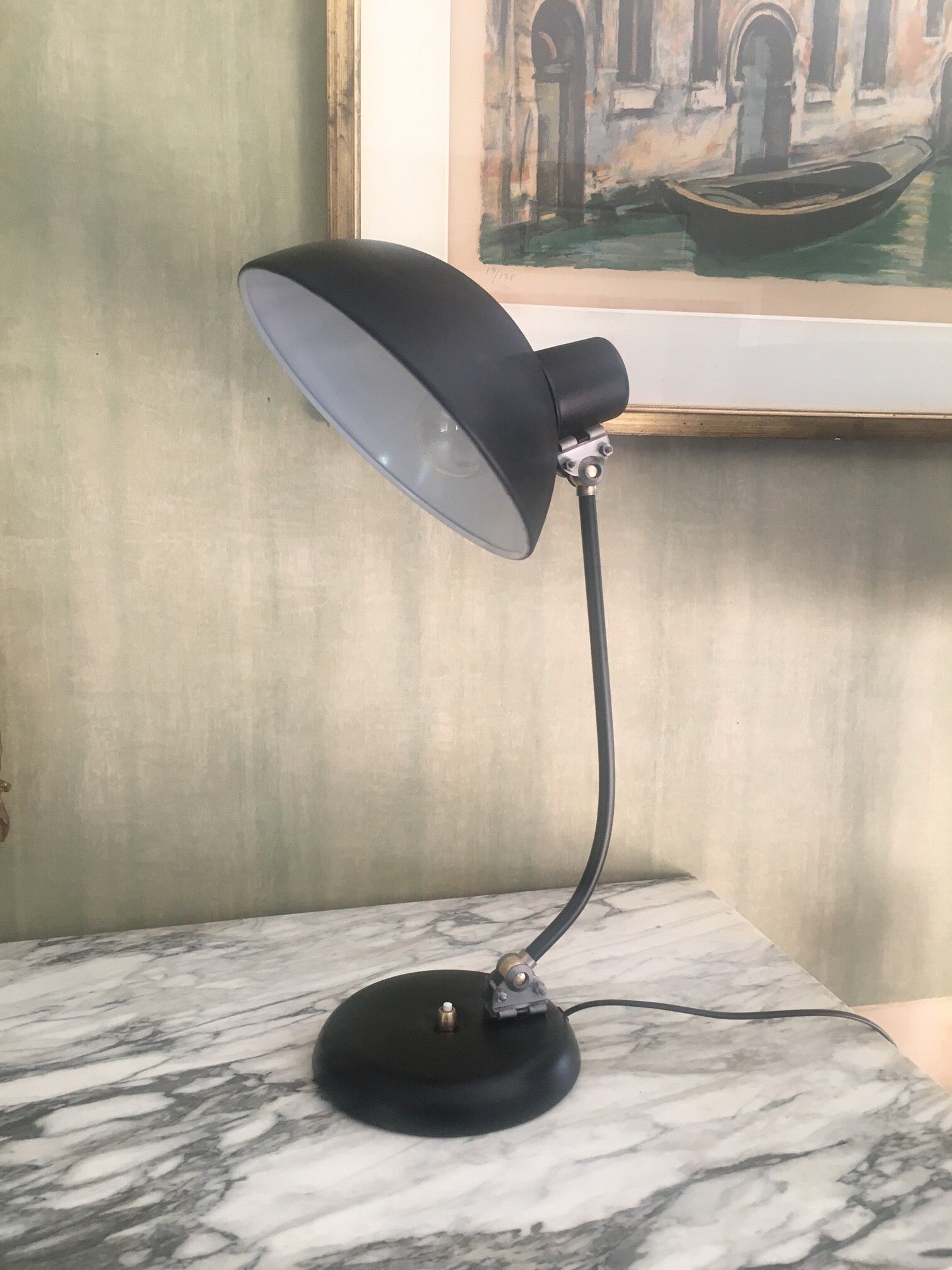 Annee 50/60 articulated desk lamp