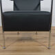 Swedish Leather Armchair by Gunilla Allard for Lammhults, 1990s