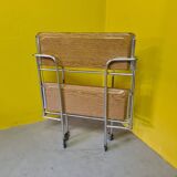 Collapsible Chrome Serving Trolley, 1970s