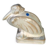 Roger Guerin - Stylised Pelican - Art Deco sculpture in sandstone (from Bouffioulx)