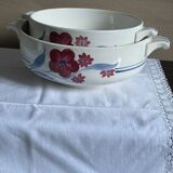 2 saladiers Art Deco Gien pontoise