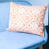 Orange Dokmai cushion