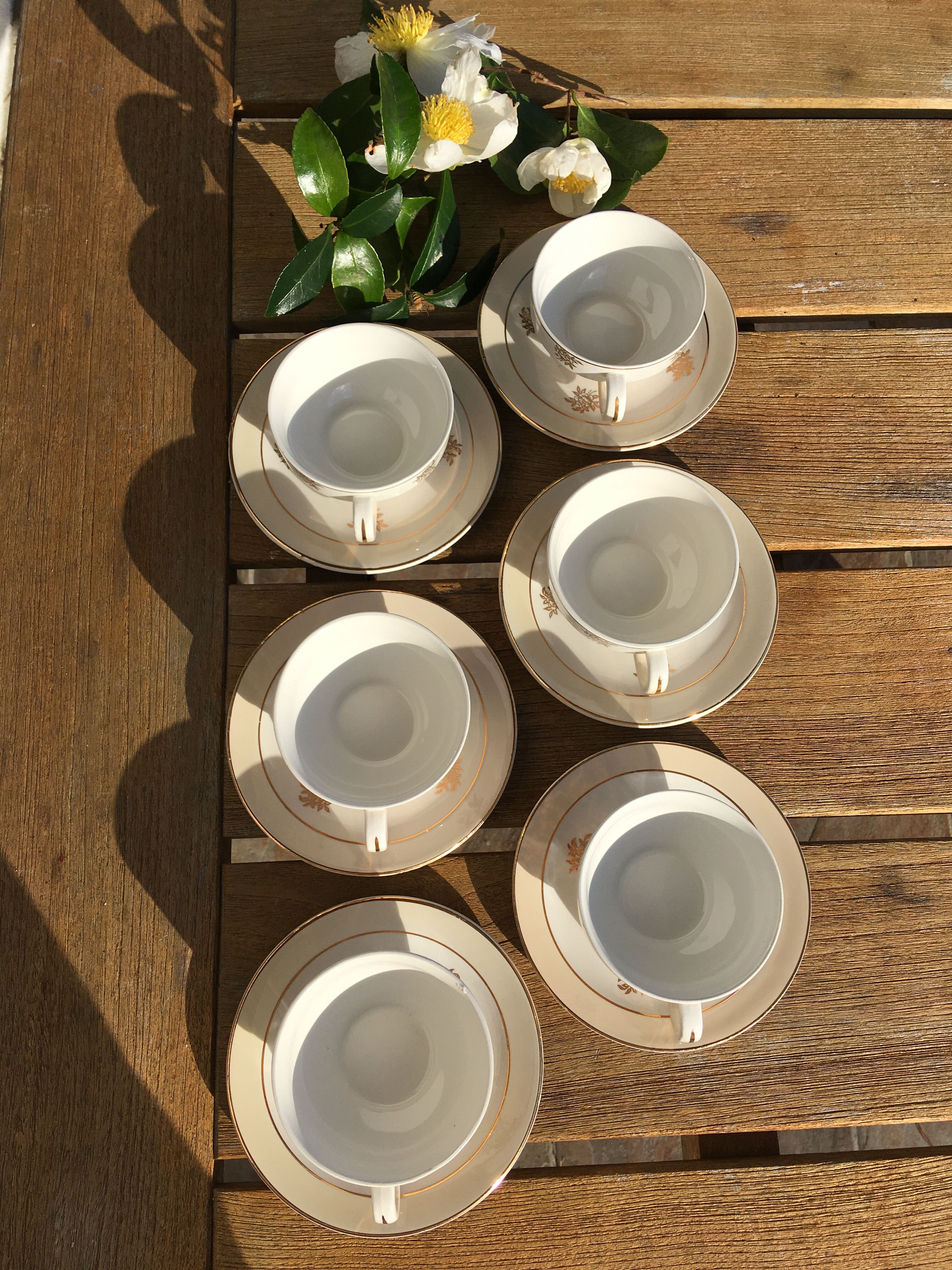 Coffee cups Faiencerie d'Orchies