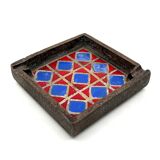 Mid-century space age ceramic ashtray, Aldo Londi Bitossi Italy 1970s