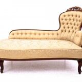 Chaise longue, France, circa 1890.