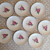 9 dessert plates in Gien earthenware