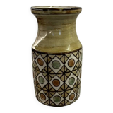 Ceramic vase from Malarmey with geometric patterns