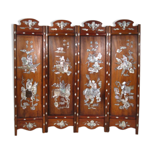 Paravent de table en