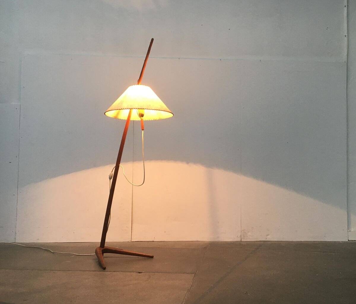Mid-century Dornstab floor lamp by A. Pöll for Kalmar