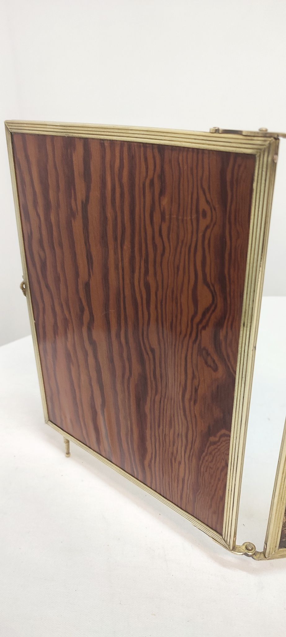 Folding mirror triptych. France 1920s 68x30cm
