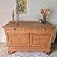 Vintage solid oak sideboard