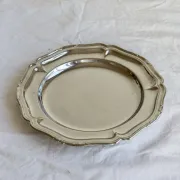 Coupelle ronde vintage en métal brillant