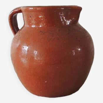 Old Glazed Terracotta Pitcher