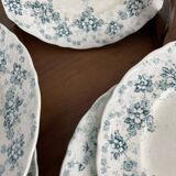 Set of 6 Maastricht earthenware dessert plates, Clara model