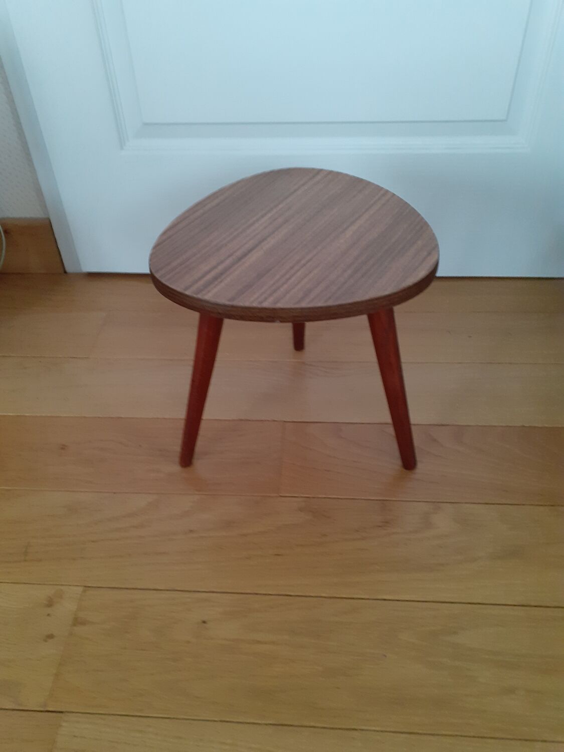 Formica tripod side table