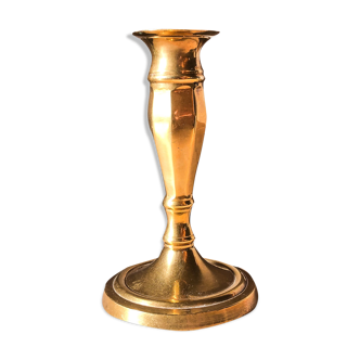 Old brass candlestick