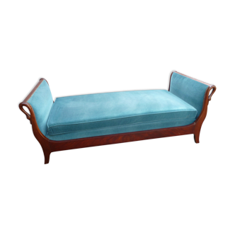 Empire daybed in mahogany gooseneck