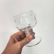 Set of 8 wine glasses
