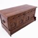 Baroque wooden chest from 1781.