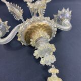 Large two-light wall lamp in Murano glass Venice