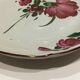Eastern earthenware plate the Islettes flower bouquet decoration