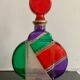 Stained glass bottle, torrigiani collection by Crazy Dad, 1970