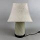 Murano glass table lamp Visa G Luce opaline modernist design from the 90s.