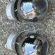 Pair of eye ball wall lights, space age, chrome, vintage, 70s