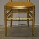Spencer family gilded wooden bergère bench chair