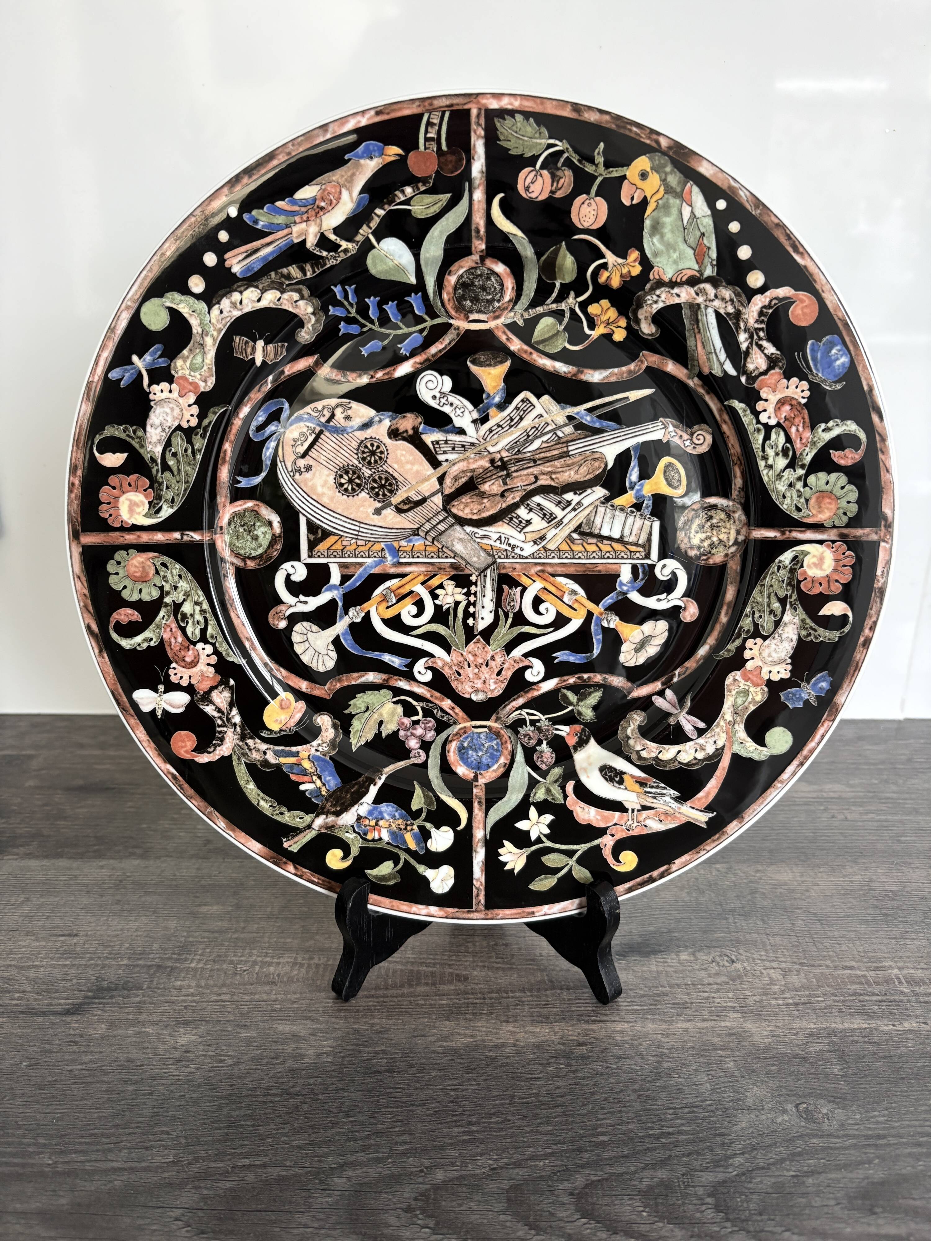 Gallo Design Collection Plate Saxony Porcelain