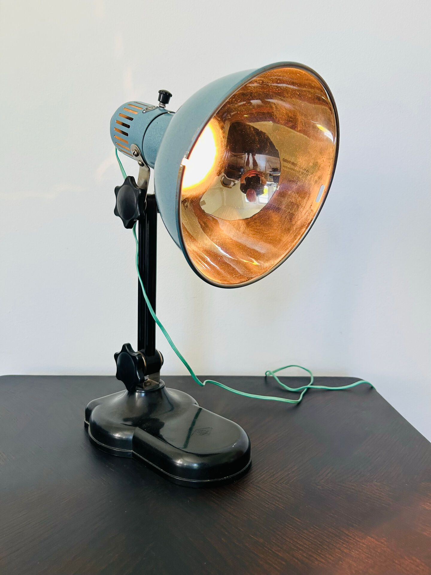 Lampe de table industrielle, URSS 1976