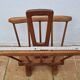 Vintage solid wood magazine rack, 1960s, Scandinavian style