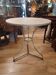 Large bistro pedestal table, 70 cm in diameter, circa 1900.