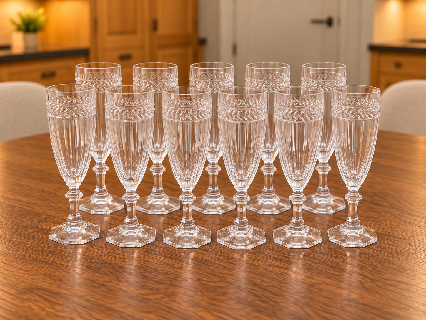 11 champagne flutes Villeroy & Boch Miss Desiree – 18.5 cm