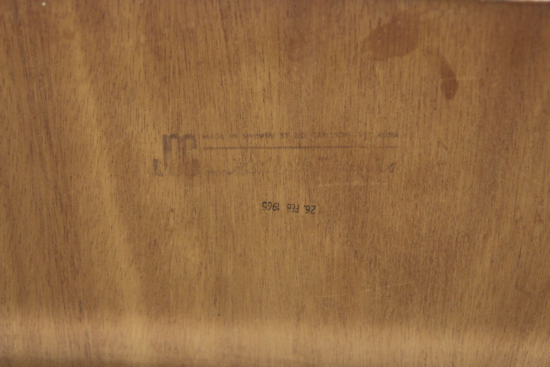 Table basse en palissandre, Karl-Erik Ekselius, Suède, 1960