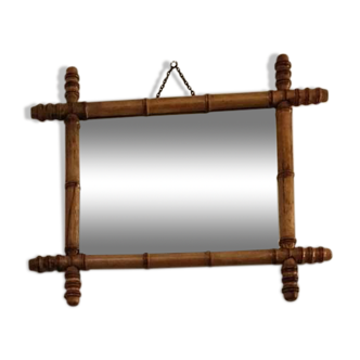 Old vintage barber mirror