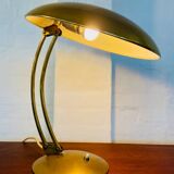 Vintage modernist Kaiser Dell brass lamp 1960s