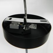 Vintage hanging lamp with aluminum shade