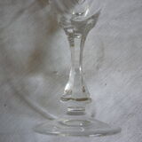 5 flutes with cut crystal champagne