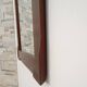 Large Cherry Wood Mirror France 1970s